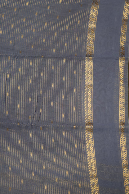 Viscose Saree-Navy Blue Floral pattern