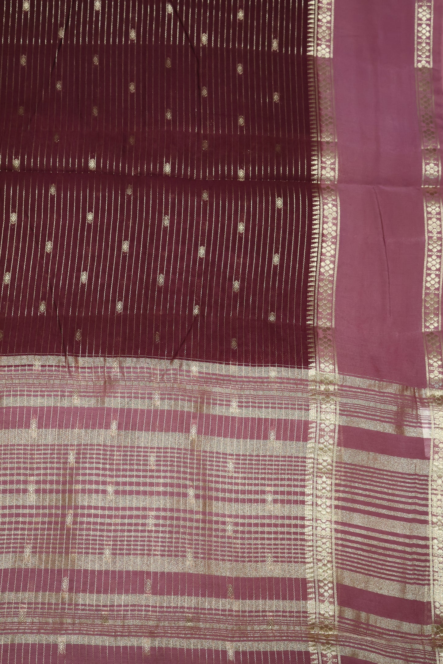 Viscose Saree-Wine Rettapet