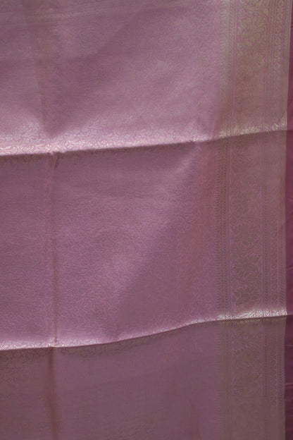 Banarasi Crepe Saree-Brocade Pastle Pink