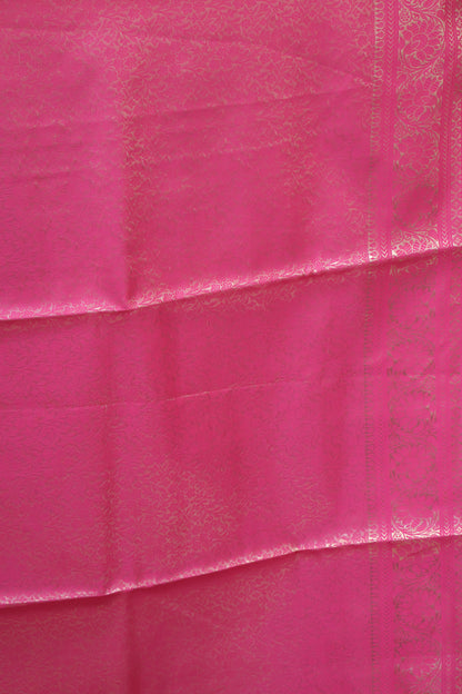 Banarasi Crepe Saree-Brocade Pink