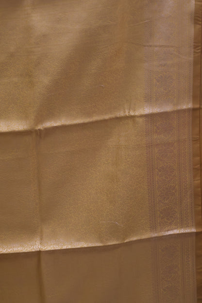 Banarasi Crepe Saree-Brocade Mustard