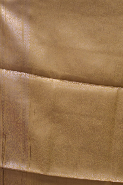 Banarasi Crepe Saree-Brocade Mustard