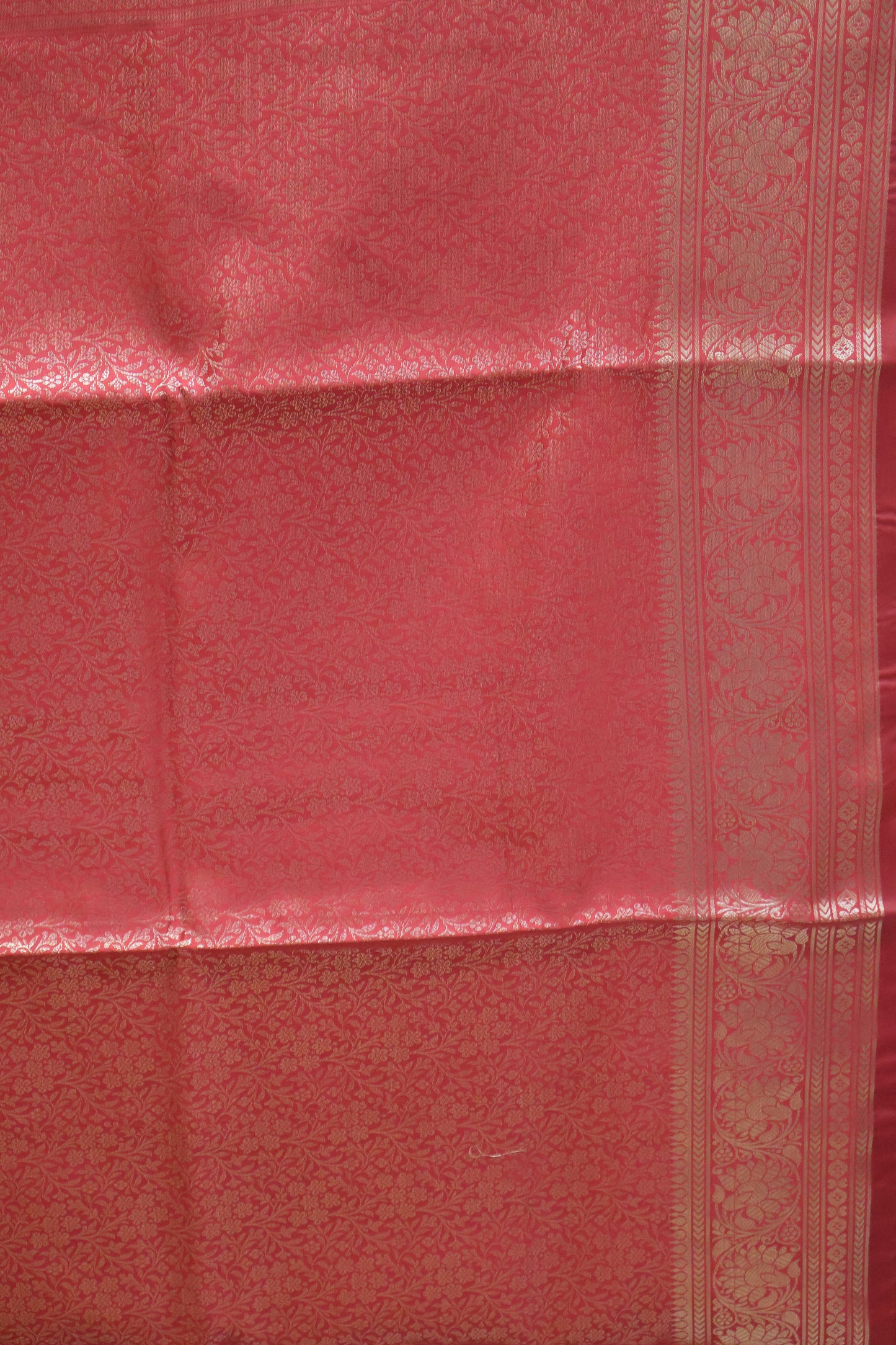 Banarasi Crepe Saree-Brocade Red