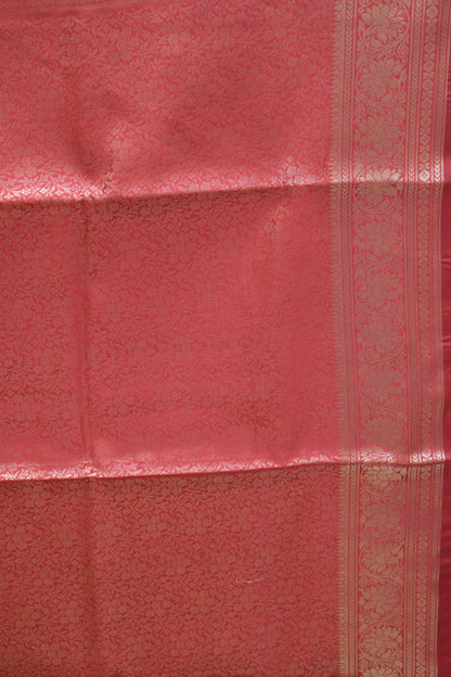 Banarasi Crepe Saree-Brocade Red