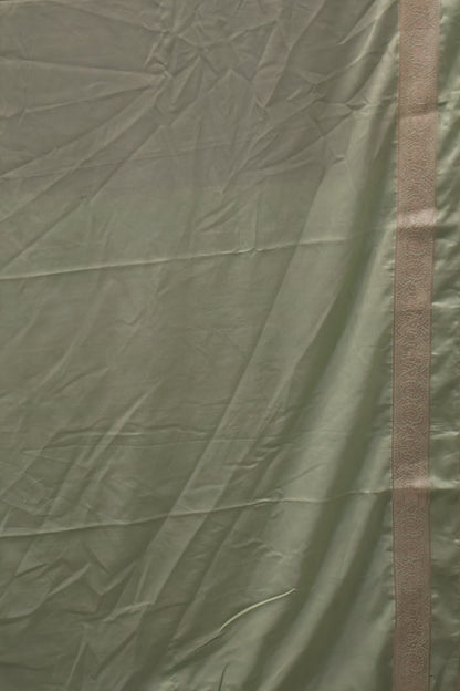 Semi Mysore Silk Saree-Wine Pista Green