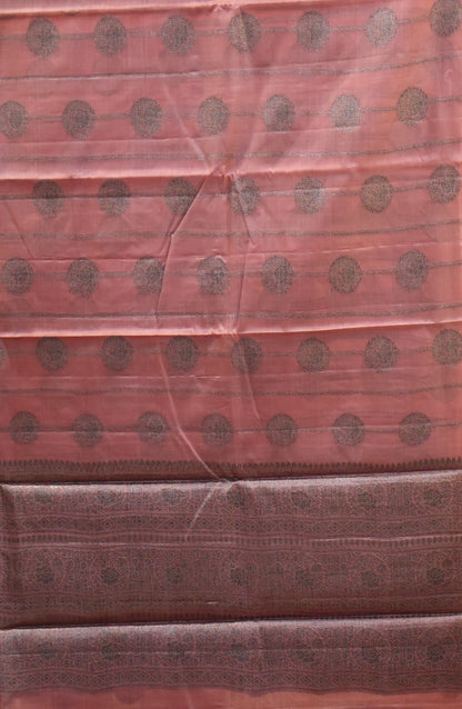 Pure Tussar Saree - Dusky Rose