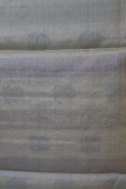 Pure Tussar Saree - Purple