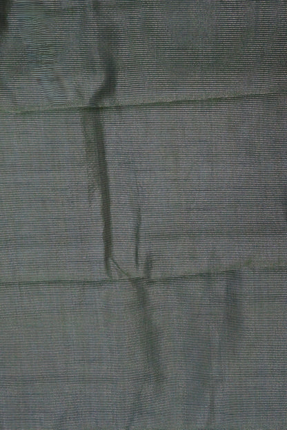 Semi Tussar Saree Floral - Mustard