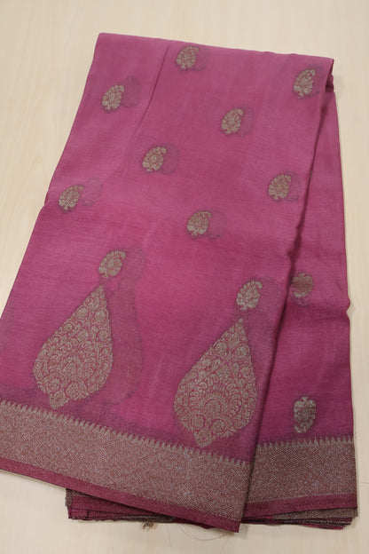 Banarasi Georgette Saree -Pastle Purple