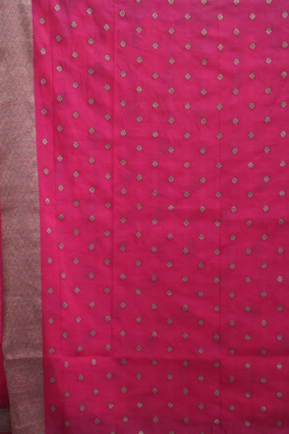 Banarasi Georgette Saree - Magenta