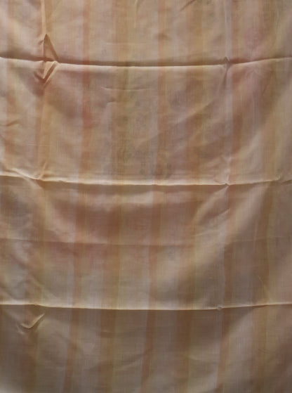 Linen Chanderi Saree-Sea Green Big Border