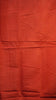 Pochampally Cotton double Ikkat Saree Half White - Red thumbnail
