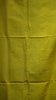 Pochampally Cotton double Ikkat Saree Half White - Yellow thumbnail