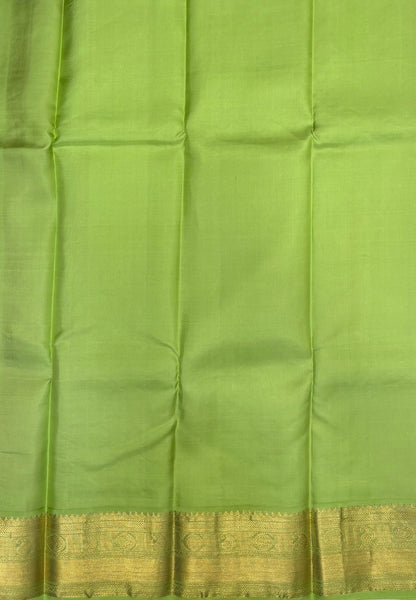 Pure Kanchipuram Silk Saree -Redish Pink