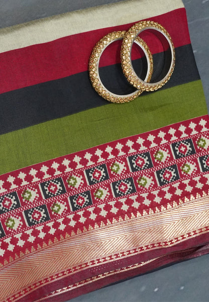 Malai Cotton Saree - Body Lines