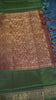 Vazhai Naaru Pattu Saree Vanasingaram Brick Red - Green thumbnail