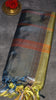 Vazhai Naaru Pattu Saree Vanasingaram Metallic Blue - Green thumbnail