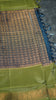 Vazhai Naaru Pattu Saree Vanasingaram Metallic Blue - Green thumbnail