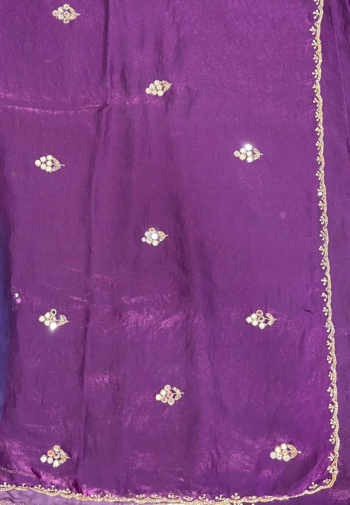 Designer Saree-Dark Purple