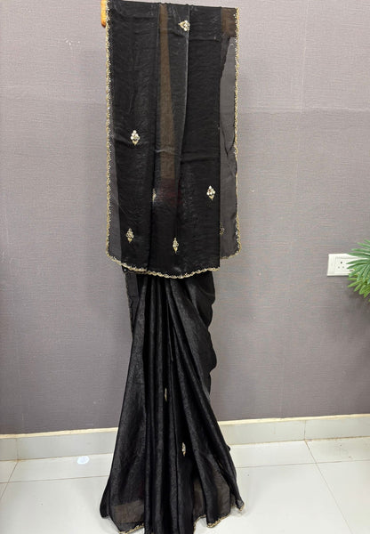 Designer Saree-Black