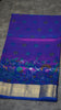 Semi Pattola Saree Kalamkari Print Purple thumbnail