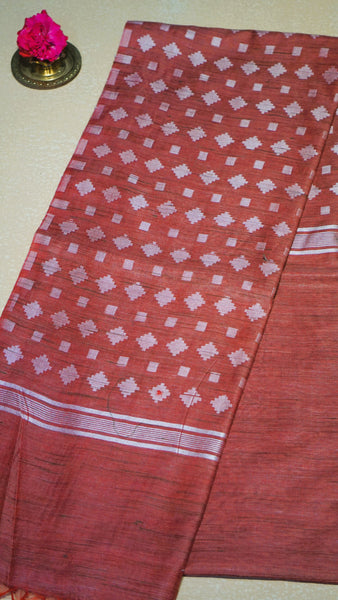 Banswara Cotton Saree - Red