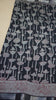 Malai Cotton Saree Pichwai Print Black thumbnail
