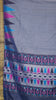 Semi Pattola With Temple Border - Blue thumbnail