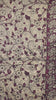 Kalamkari Saree Cotton - Green With Purple Border thumbnail