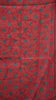Jute Cotton Saree Kalamkari Print - Peacock Blue thumbnail