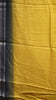 Shiffon Saree Cow Print Mustard - Black thumbnail
