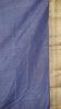 Semi Pattola With Temple Border - Blue thumbnail