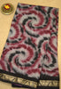 Malai Cotton With Shibori Print-Maroon Black thumbnail