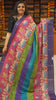 Shiffon Saree Pichwai Print Pink to Violet thumbnail