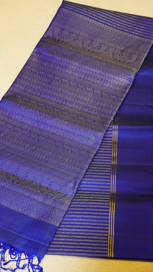 Soft Silk Saree - Royal Blue