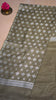 Banswara Cotton Saree - Olive Green thumbnail