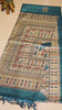 Pure Tussar Saree - Peacock Blue thumbnail