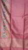 Semi Tussar Saree With Patola Print Majenta thumbnail