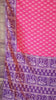 Semi Pattola With Swan Print Border - Pink thumbnail