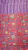Semi Tussar Saree - Violet thumbnail