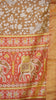 Semi Pattola Saree Kalamkari Print - Beige thumbnail