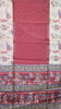 Semi Printed Silk Saree - Maroon thumbnail