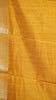 Dola Silk Kalamkari Print Yellow Border thumbnail