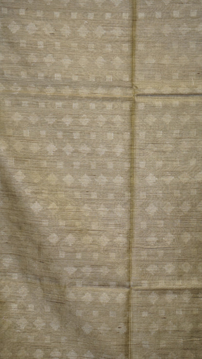 Banswara Cotton Saree - Olive Green