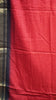 Shiffon Saree Cow Print Red - Black thumbnail
