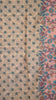 Chanderi Saree Ikkatkari Print - Onion Pink & Grey thumbnail