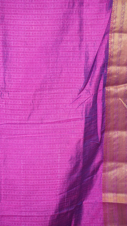 Semi Pattola Saree Kalamkari Print Blue