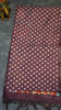 Gicha Tussar Saree Phulwari Design Wine thumbnail