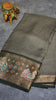 Shiffon Saree Olive Green thumbnail