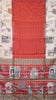 Semi Printed Silk Saree - Red thumbnail